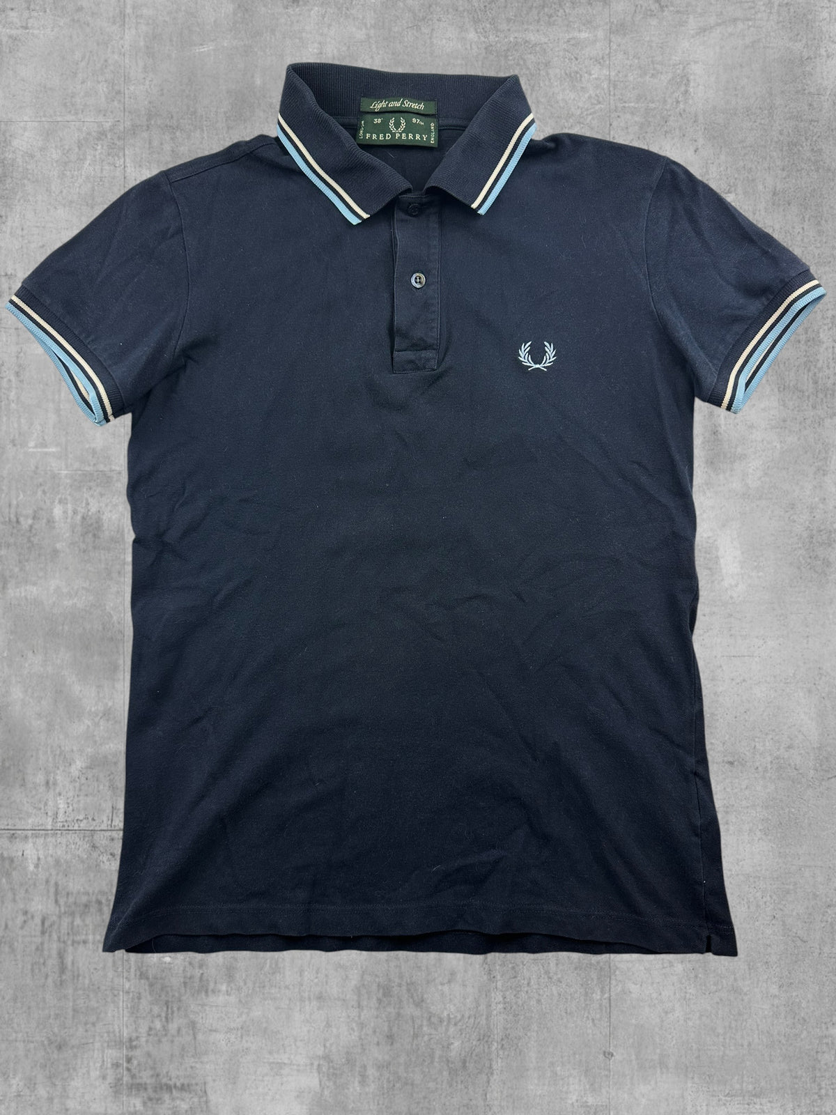 Fred Perry Polo Shirt Navy Blau S