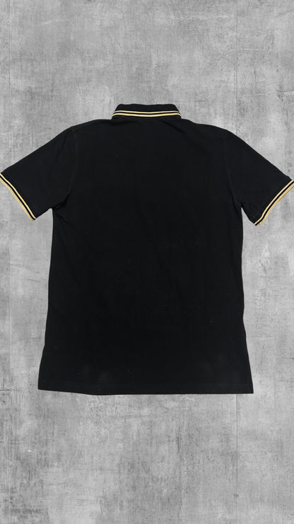 Fred Perry Polo Shirt Schwarz beige M