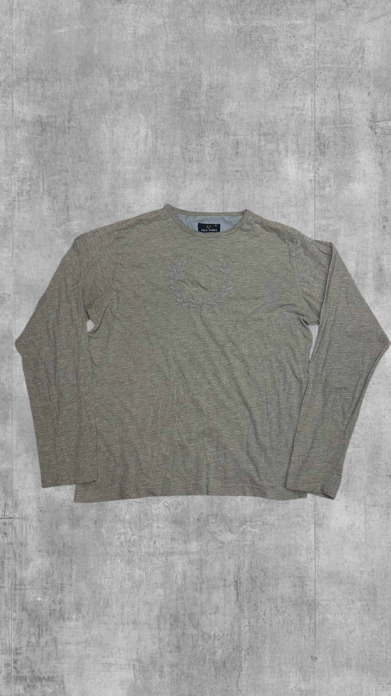 Fred Perry Longsleeve T-shirt Grau M