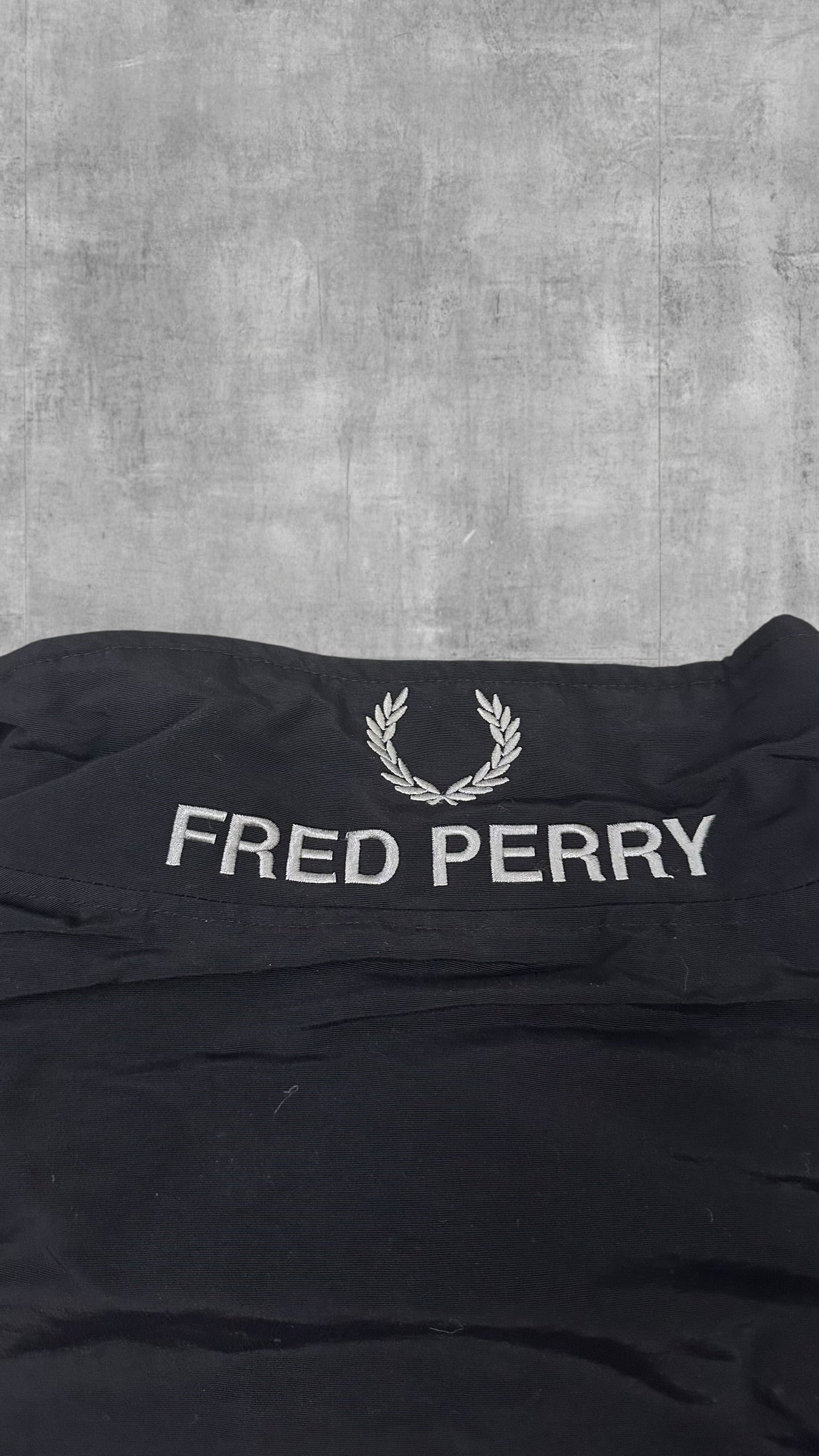 Fred Perry Regenjacke Windbreaker Schwarzblau XL