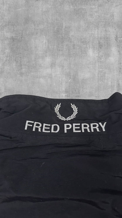 Fred Perry Regenjacke Windbreaker Schwarzblau XL