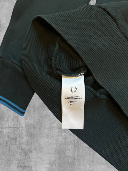 Fred Perry Pullover Hoodie Dunkelgrün S