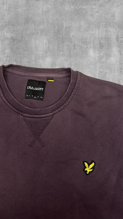Lyle & Scott Sweatshirt Weinrot L