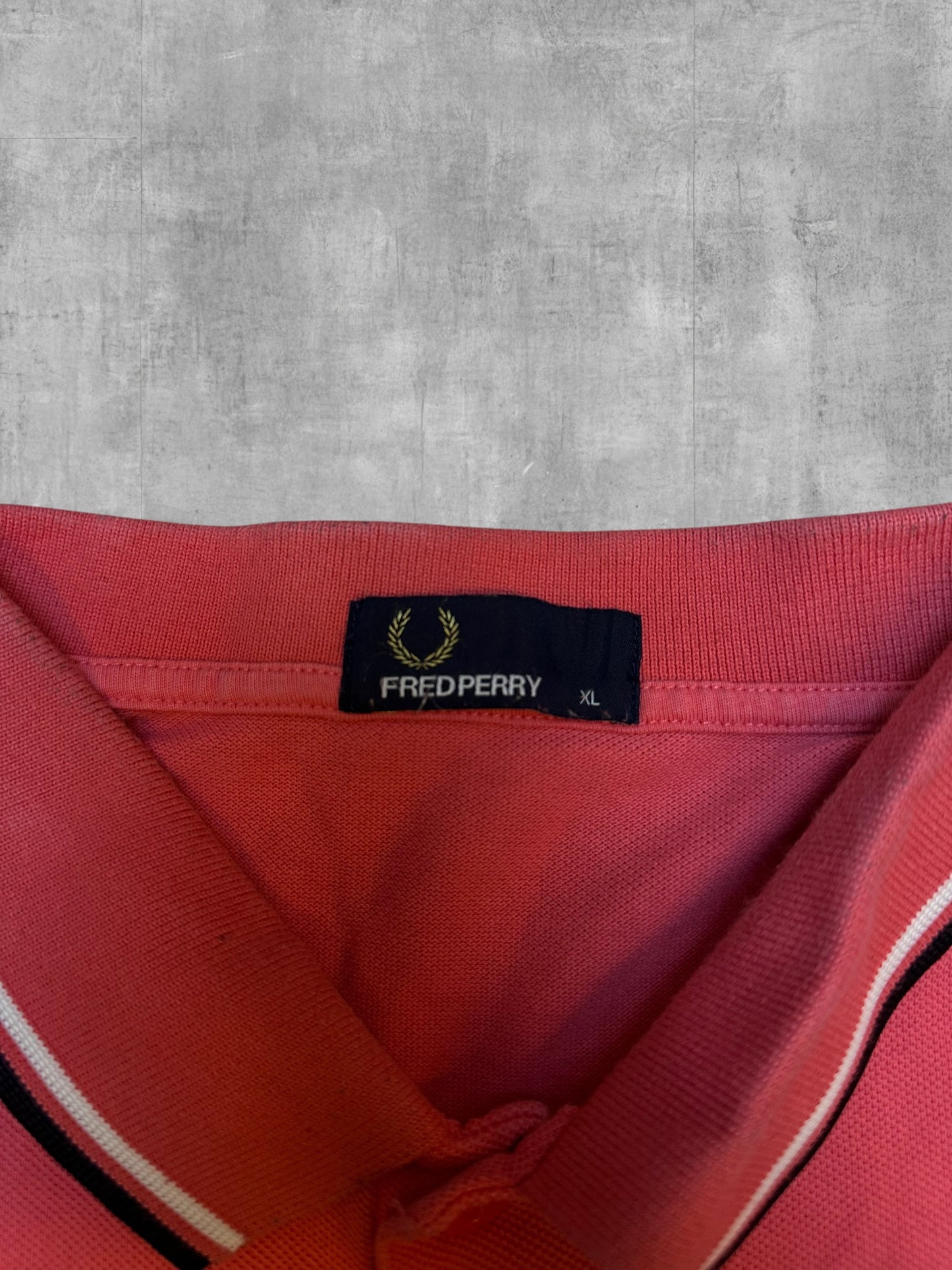 Fred Perry Polo Shirt Pink XL