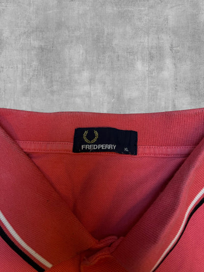 Fred Perry Polo Shirt Pink XL