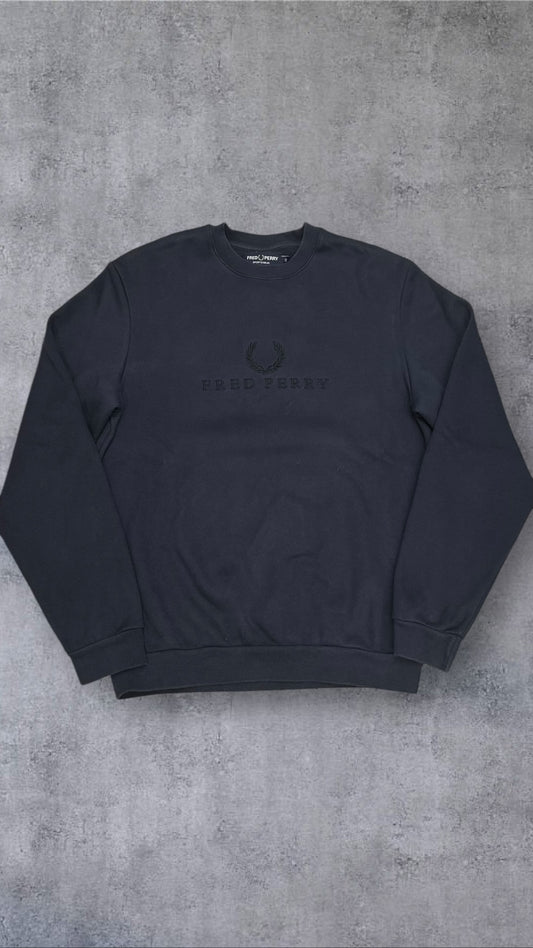 Fred Perry Sweatshirt Navy Blau S