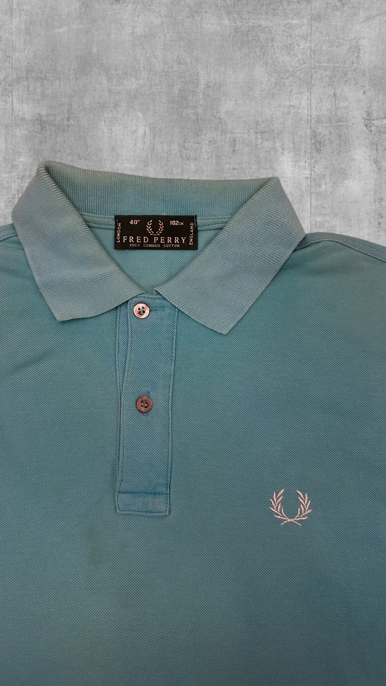 Fred Perry Polo Shirt Türkis M