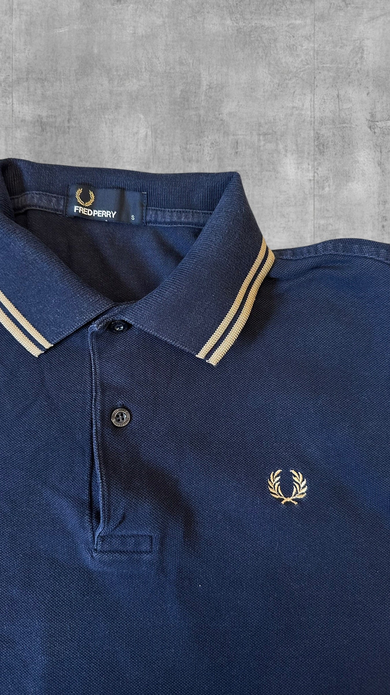 Fred Perry Polo Shirt Navy Blau S