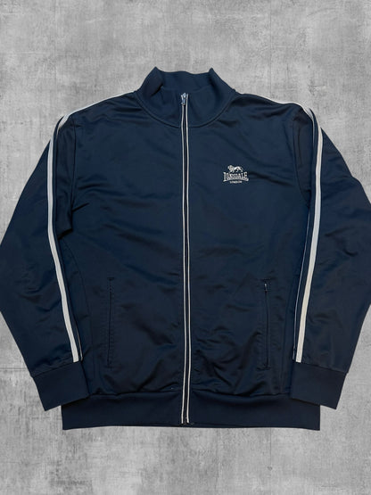 Lonsdale London Trainingsjacke Navy Blau Hellgrau L