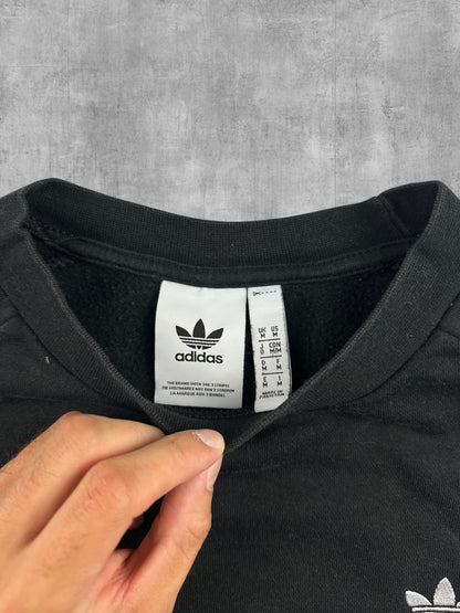 Adidas Sweatshirt Schwarz Weiß M