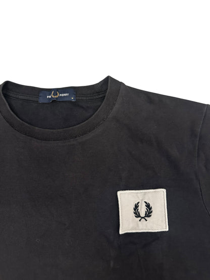 Fred Perry T shirt Tee Schwarz Weiß M