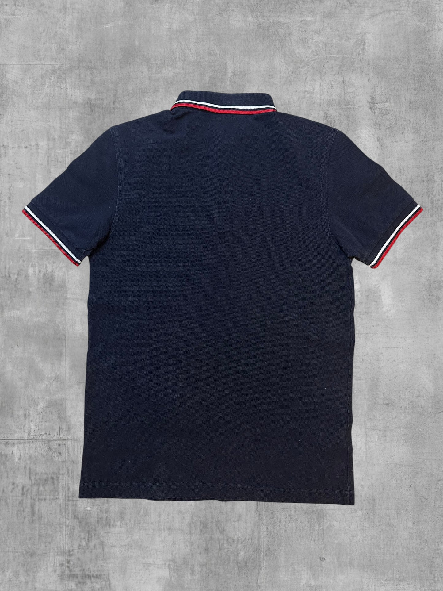 Fred Perry Polo Shirt Schwarz Rot Weiß S