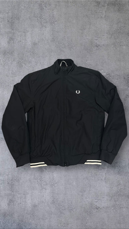 Fred Perry Bomberjacke Regenjacke Schwarz S