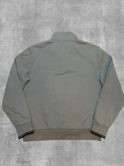 Fred Perry Half / Quarter zip Pullover Grau L