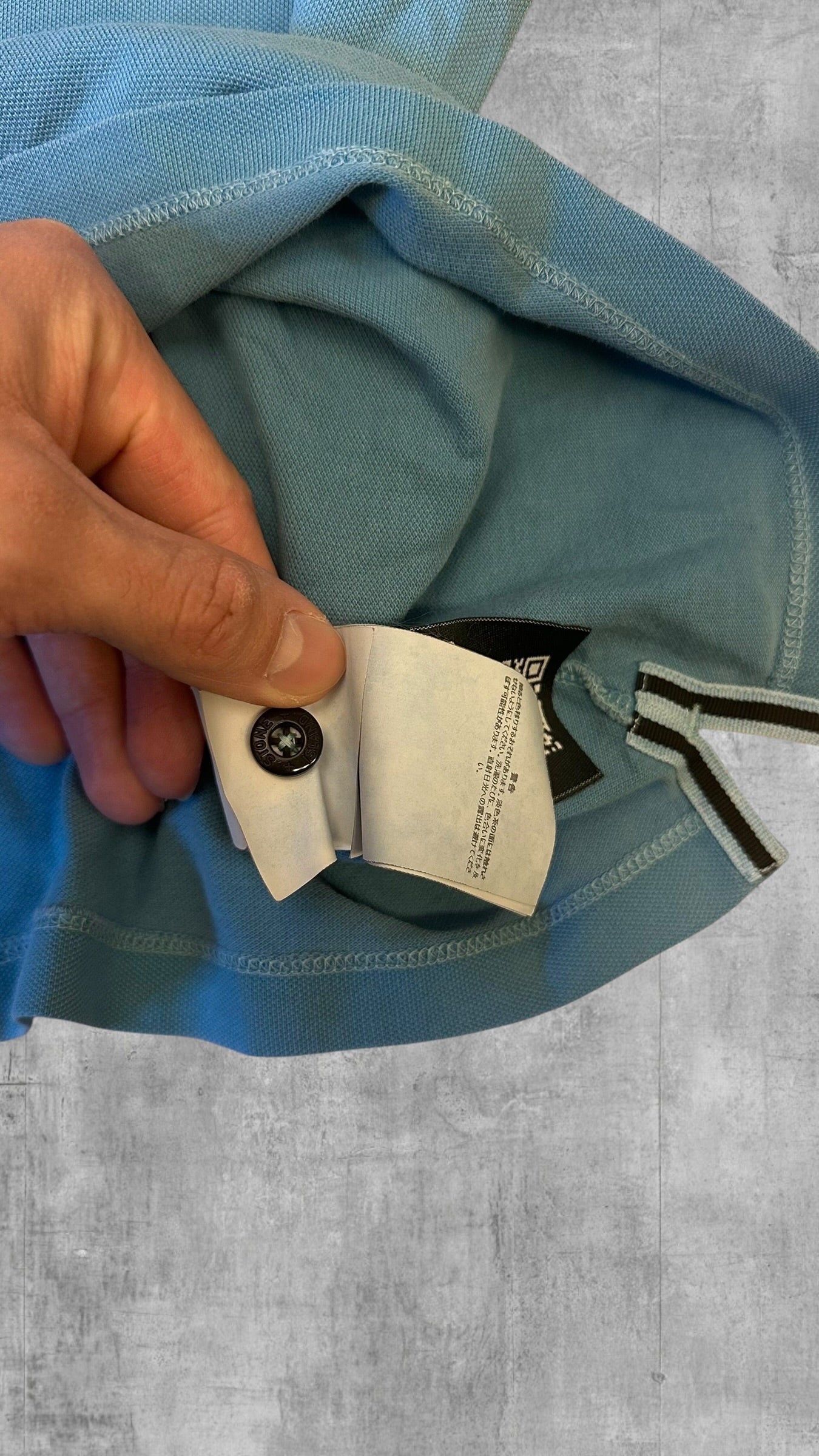 Stone Island Polo Shirt Türkis S