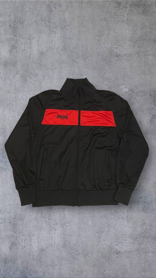 Londsdale London Trainingsjacke Schwarz Rot L