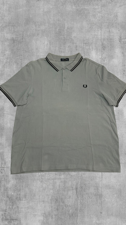Fred Perry Polo Shirt Türkis Schwarz XXL