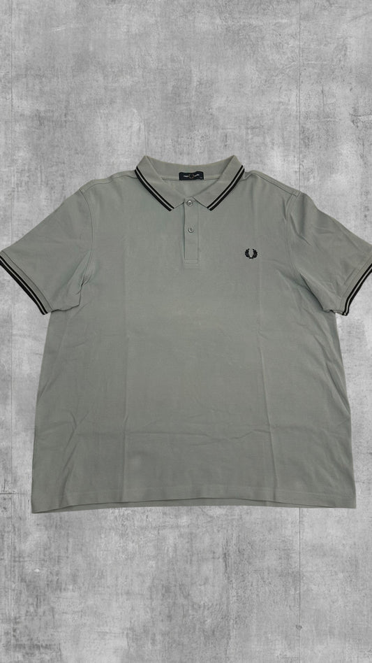 Fred Perry Polo Shirt Türkis Schwarz XXL
