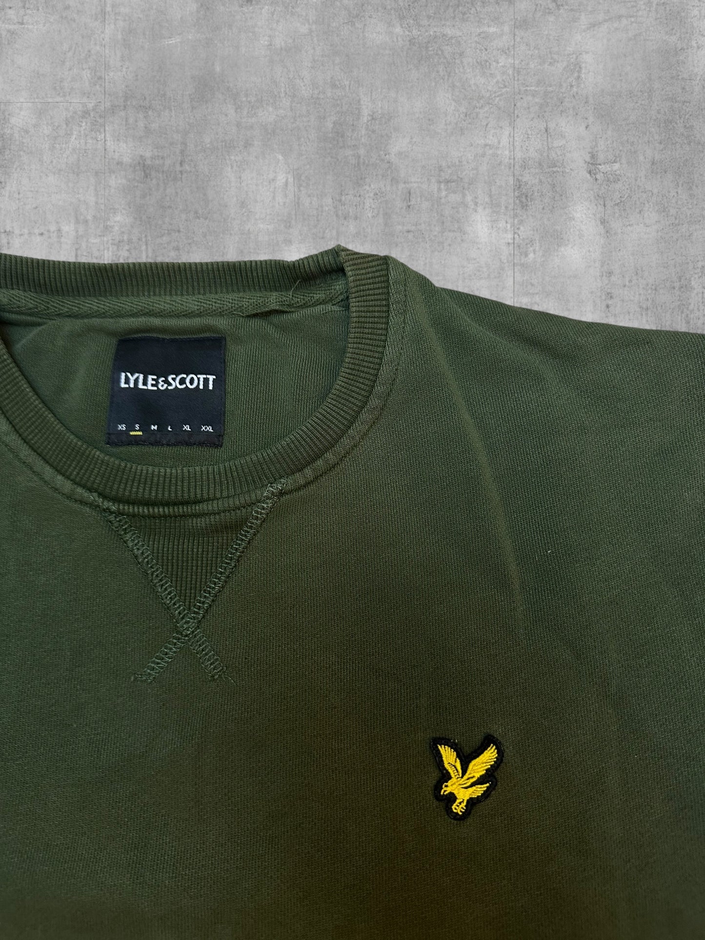 Lyle & Scott Sweatshirt Olivgrün S