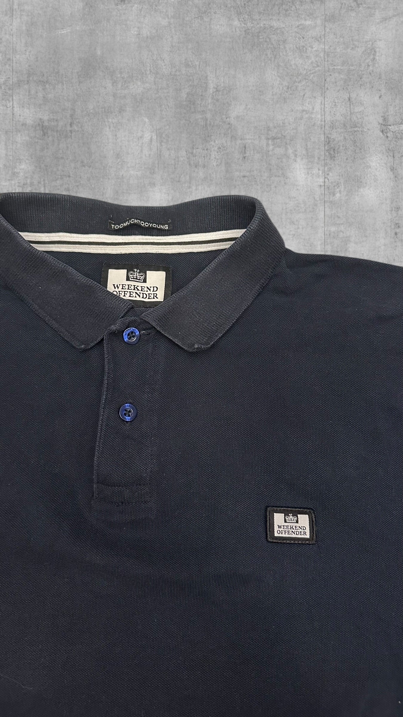 Weekend Offender Polo Shirt Schwarz XL