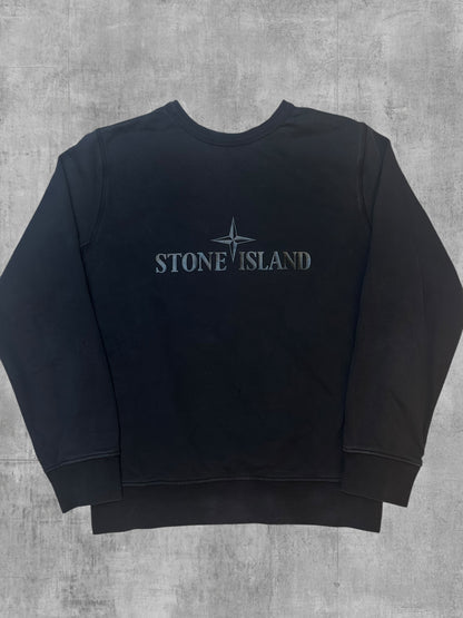 Stone Island Sweatshirt Backprint Schwarz L