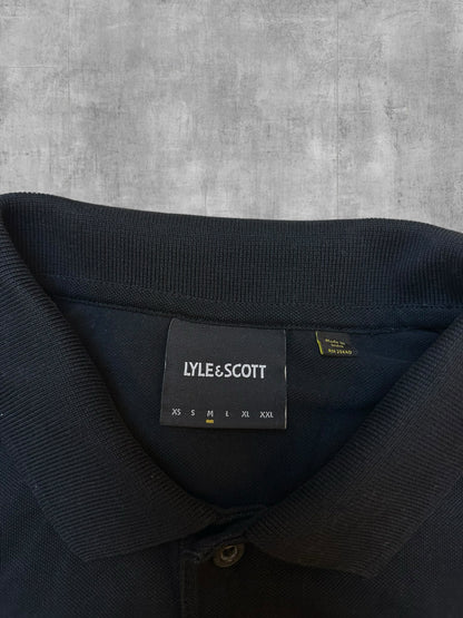 Lyle & Scott Polo manches longues Noir M