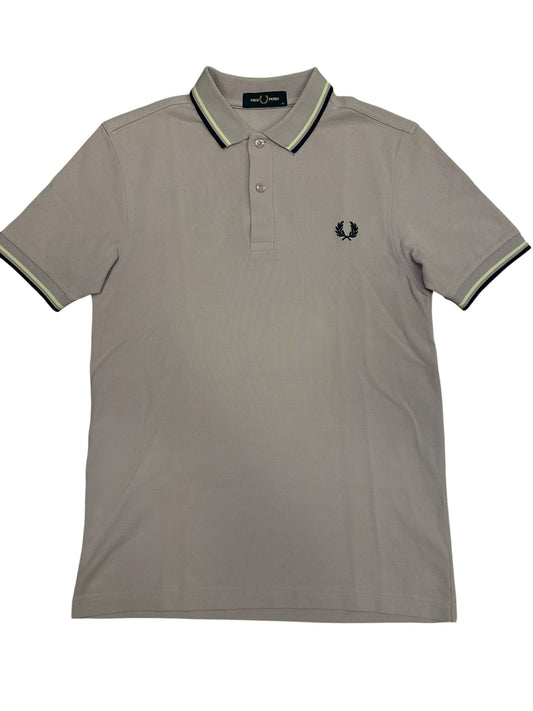 Fred Perry Polo Shirt Flieder Schwarz XS
