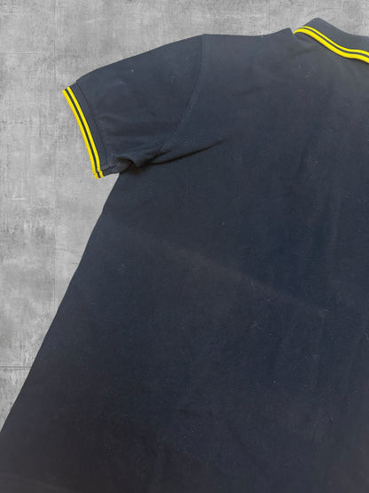 Fred Perry Polo Shirt Schwarz Gelb S
