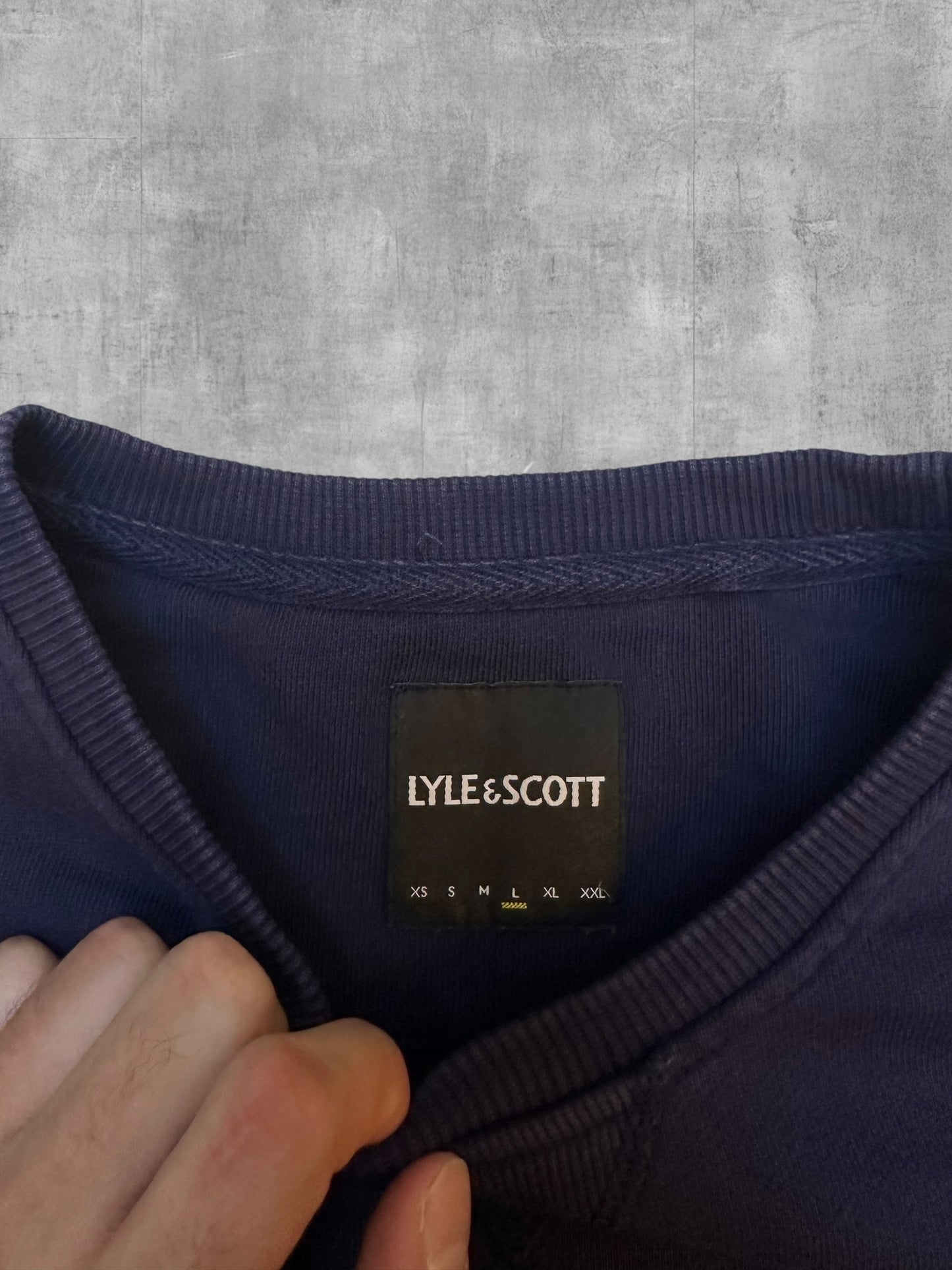 Lyle & Scott Sweatshirt Navy Blau L
