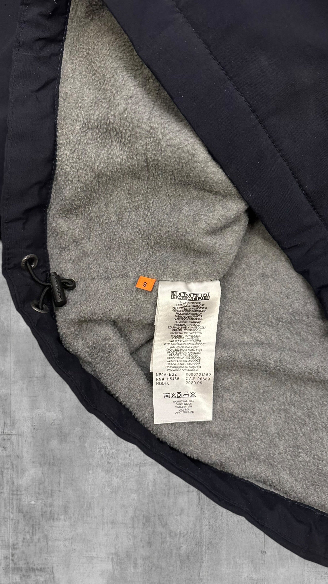 Napapijri gefütterter Windbreaker Navy Blau S