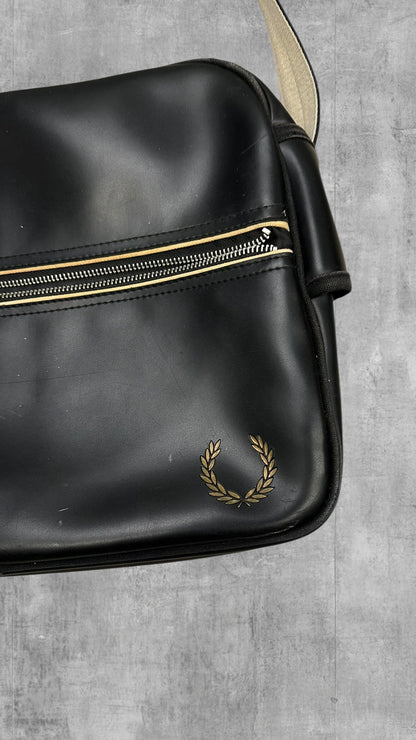Fred Perry Umhängetasche Schwarz Gold