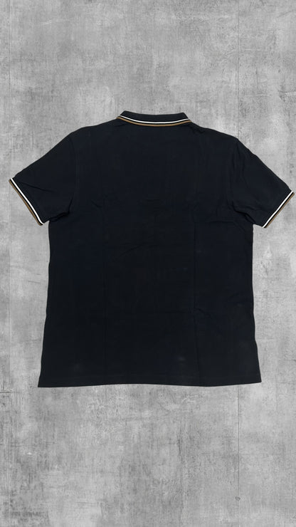 Fred Perry Polo Shirt Schwarz Bronze L
