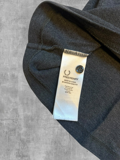 Fred Perry Polo Shirt Grau Schwarz Weiß XXL