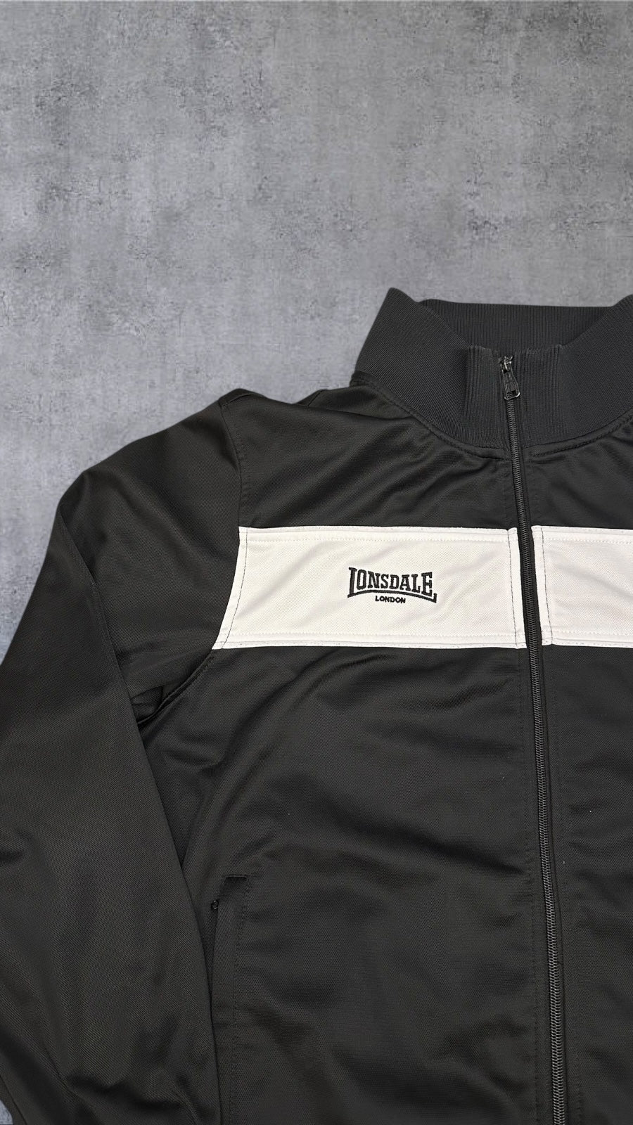 Londsdale London Trainingsjacke Schwarz XXL