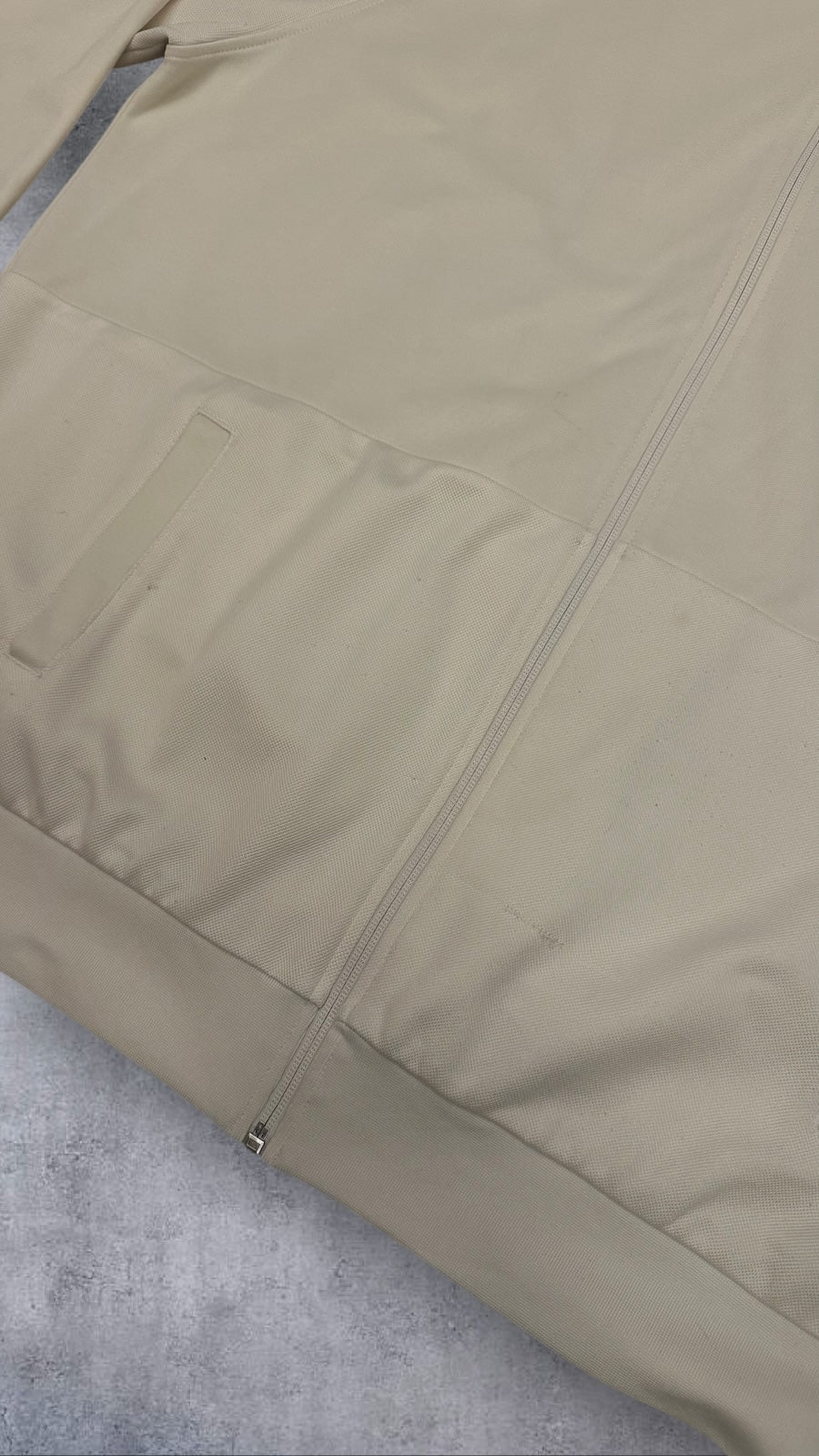Fred Perry Trainingsjacke Taped Zip Jacke Weiß Schwarz XXL