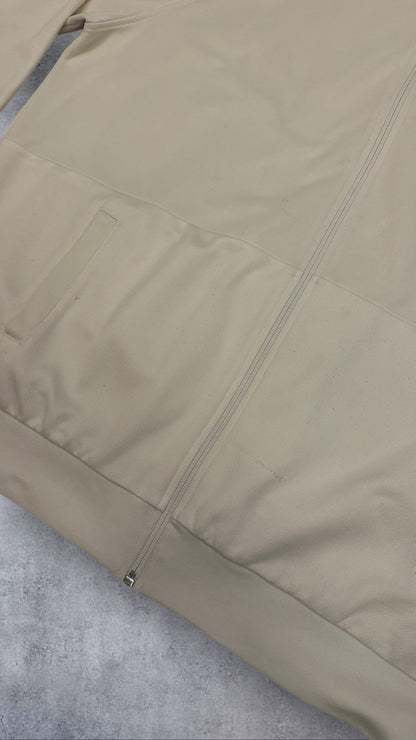 Fred Perry Trainingsjacke Taped Zip Jacke Weiß Schwarz XXL