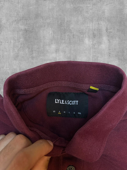 Lyle & Scott Polo Shirt Weinrot S
