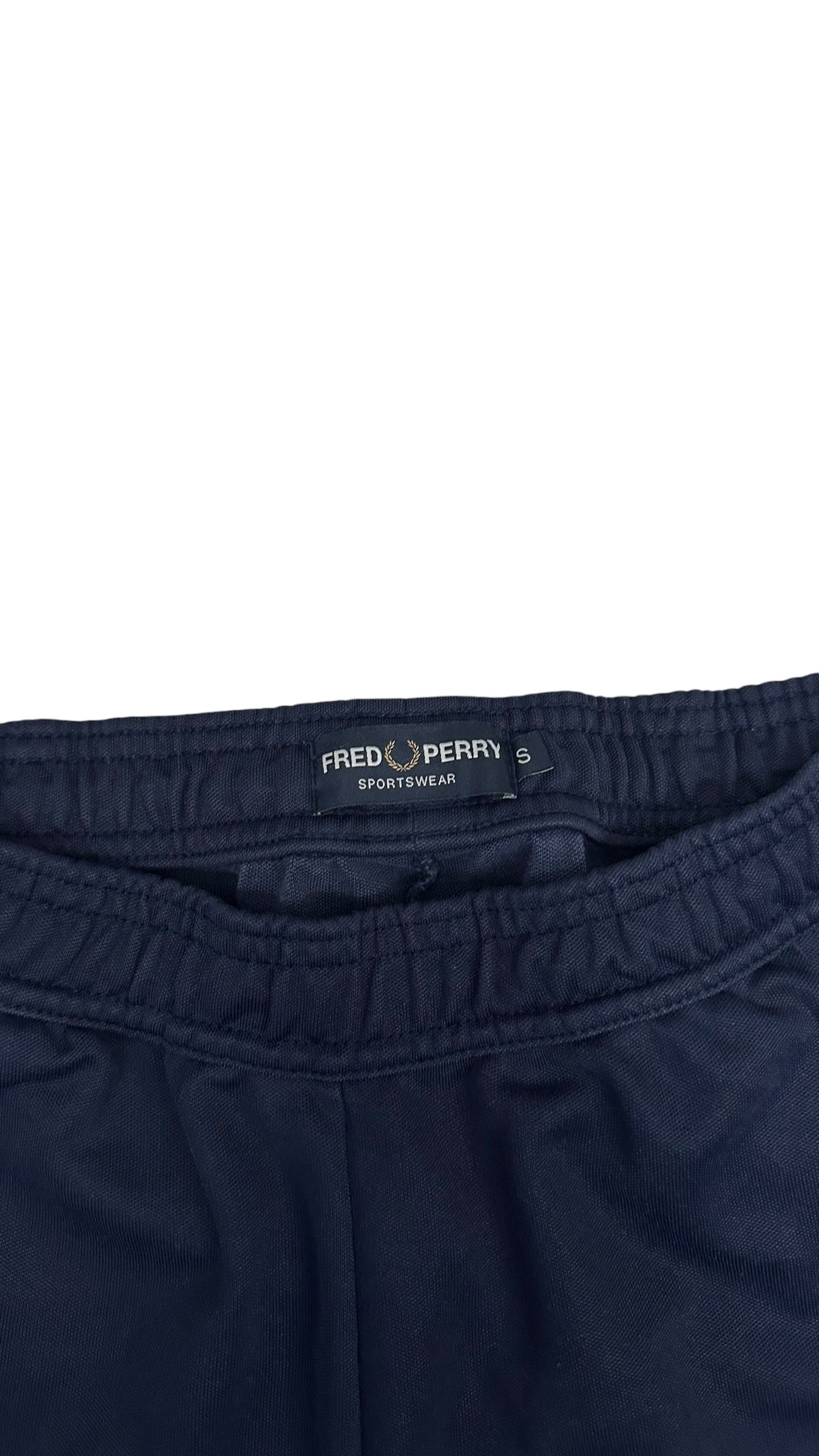 Fred Perry Trainingshose Navy Blau Taped S