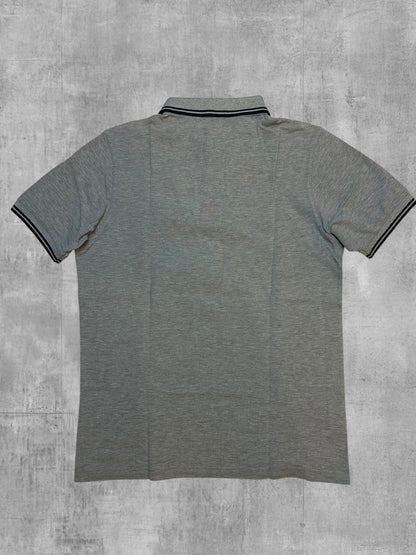 Fred Perry Polo Shirt Grau Schwarz M Slim Fit