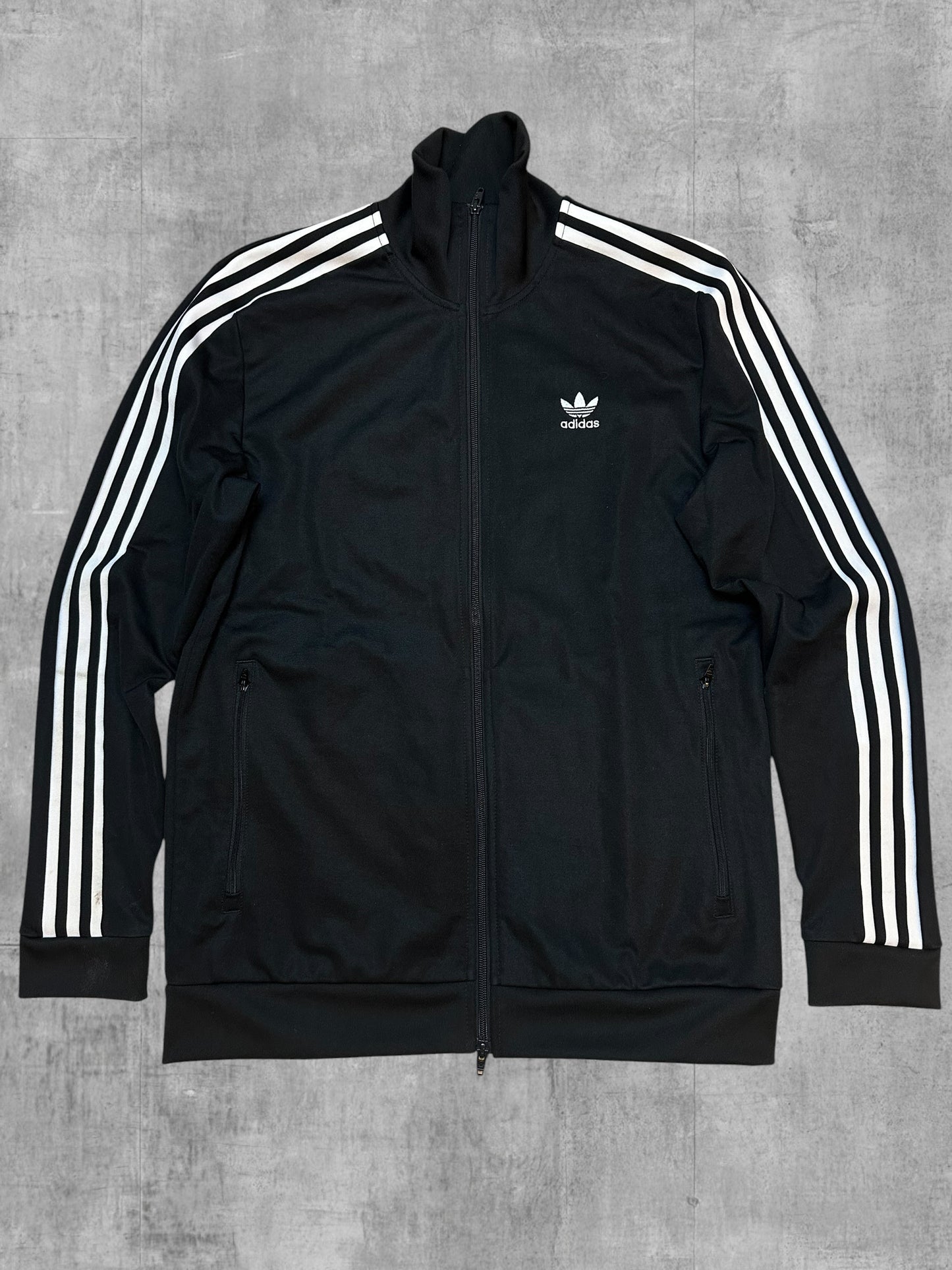 Adidas Firebird Trainingsjacke Schwarz Weiß M