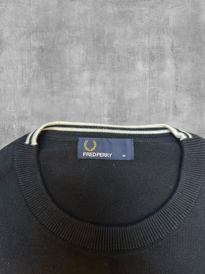 Fred Perry Sweatshirt Schwarz M