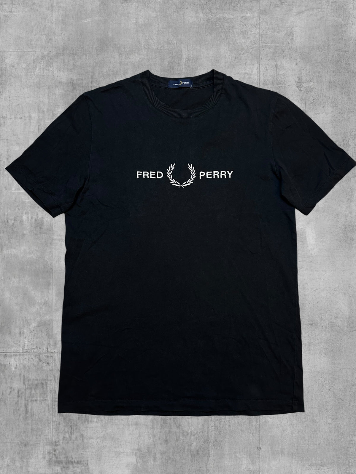 Fred Perry T-Shirt Schwarz S