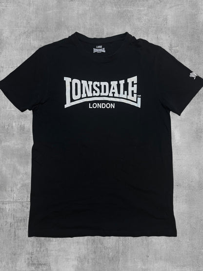 Lonsdale London T-Shirt Schwarz Weiß L