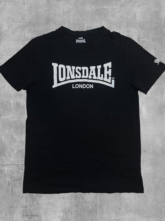 Lonsdale London T-Shirt Schwarz Weiß L