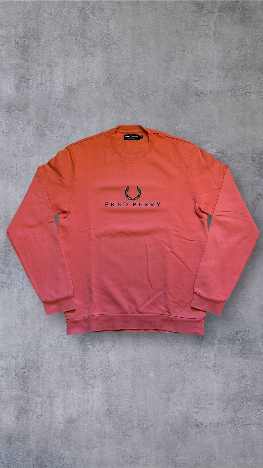Fred Perry Sweatshirt Hellrot S