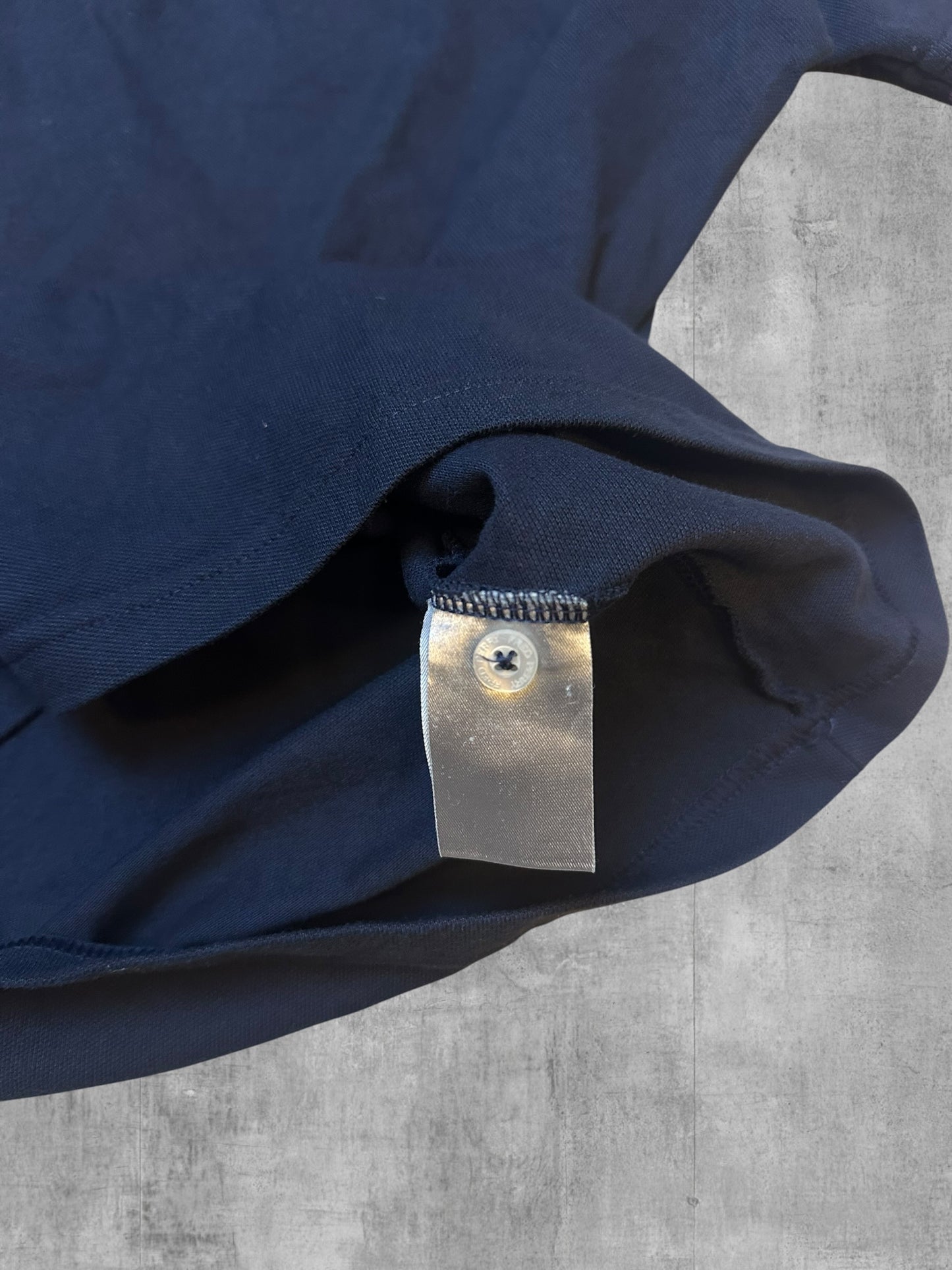 Fred Perry Polo Shirt Schwarzblau Gelb S