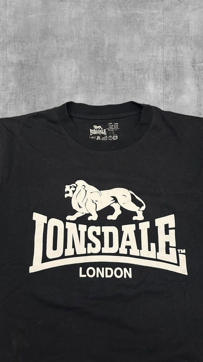 Lonsdale London T-Shirt Schwarz Weiß L