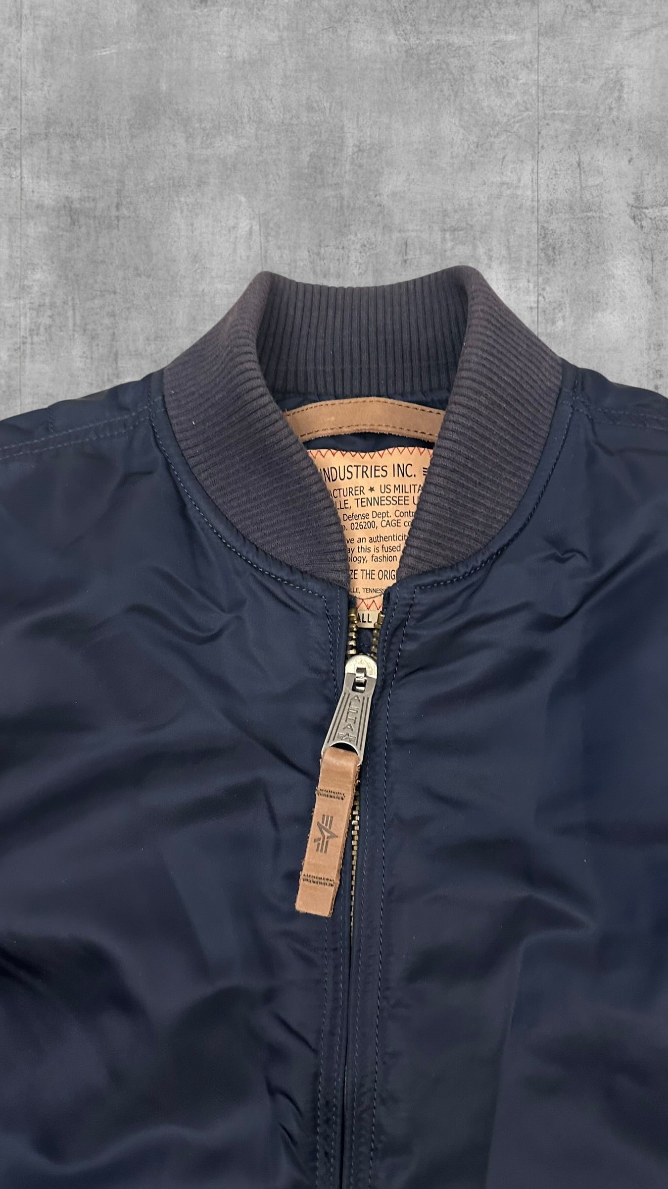 Alpha Industries Bomberjacke Navy Blau S