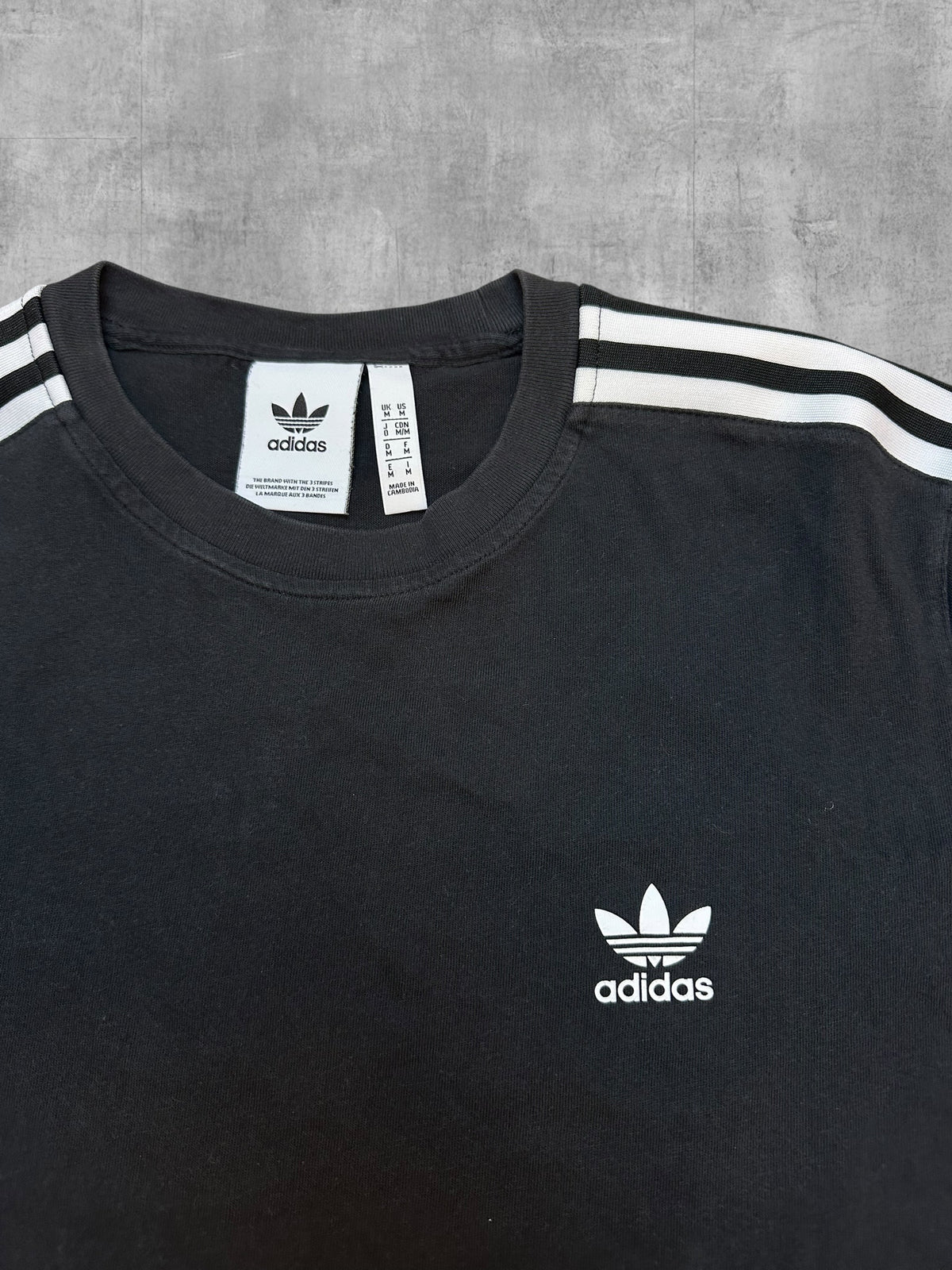 Adidas T-shirt Schwarz Weiß M