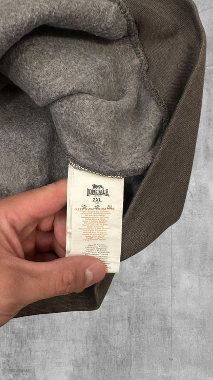 Lonsdale London Zip Pullover Grau XXL